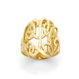MonoRG1 14k Gold Double Monogram Ring