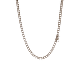 Standard 17" LAB GROWN CVD Classic Diamond Tennis Necklace with 4 Prong Setting Necklace Jewelry