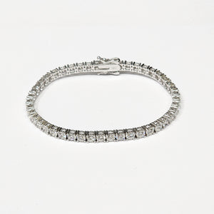 Standard 7" Tennis Bracelet with LAB GROWN CVD Diamond with 4 Prong Super Premium Collection Jewelry