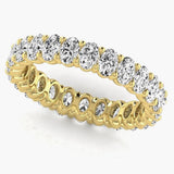 Oval shape Lab grown CVD diamonds Eternity Ring