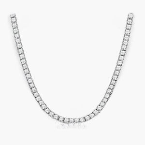 LAB GROWN CVD Classic Diamond Tennis Necklace with 4 Prong Setting Necklace Jewelry