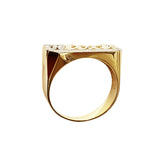 LEE116 Gold 10mm Elegant Beauty Name Ring
