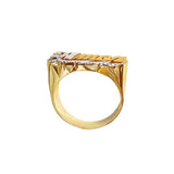 LEE122i Gold 12mm Bright Star Name Ring