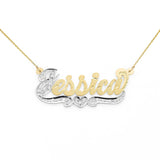 LEE311 14k Gold 1.75" Delicate Beauty Name Necklace